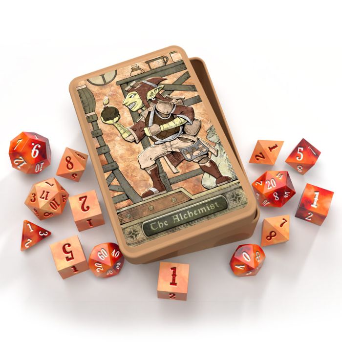 RPG Class Dice Set: Alchemist (14) - Cats In Hat Inc.