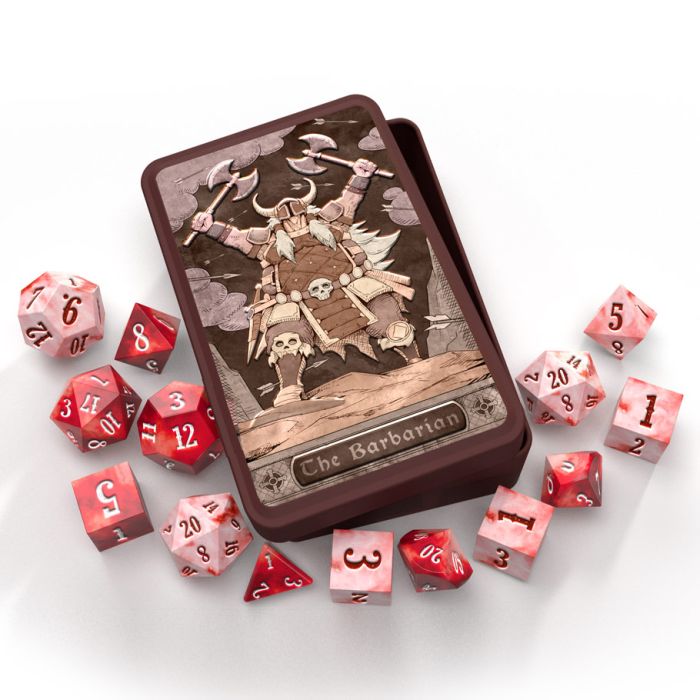 RPG Class Dice Set: Barbarian (13)