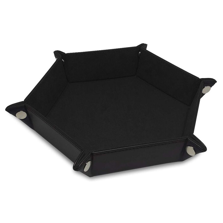 Dice Tray: LX: Hex: Black - Cats In Hat Inc.