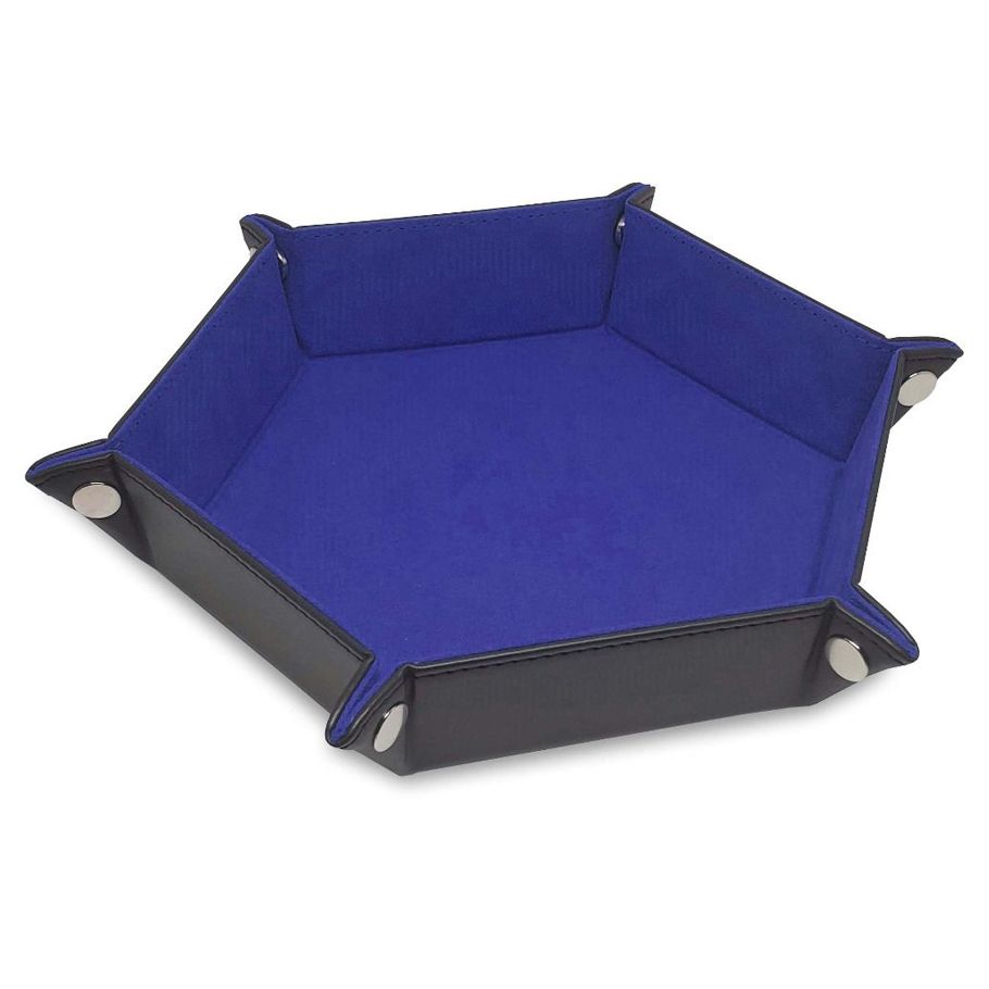 Dice Tray: LX: Hex: Blue - Cats In Hat Inc.