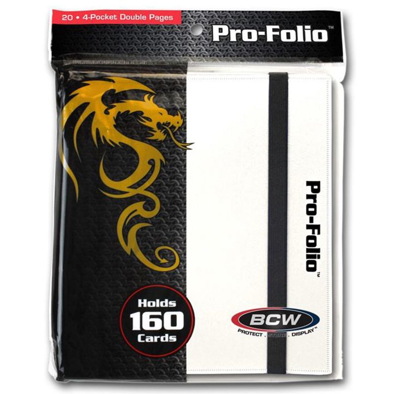 Binder: 4-Pocket: Pro-Folio: White