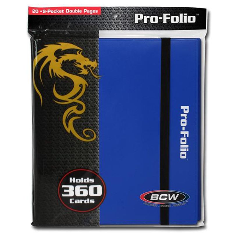 Binder: 9-Pocket: Pro-Folio: Blue