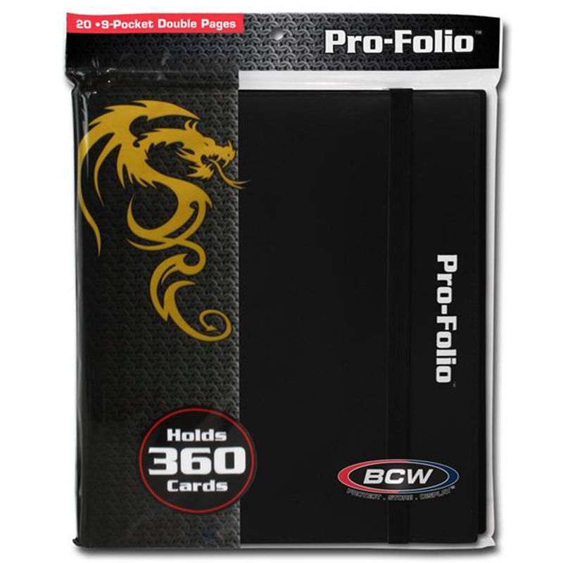 Binder: 9-Pocket: Pro-Folio: Black