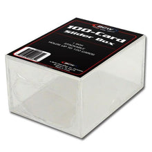Box: 2 Piece Slider 100 Clear - Cats In Hat Inc.