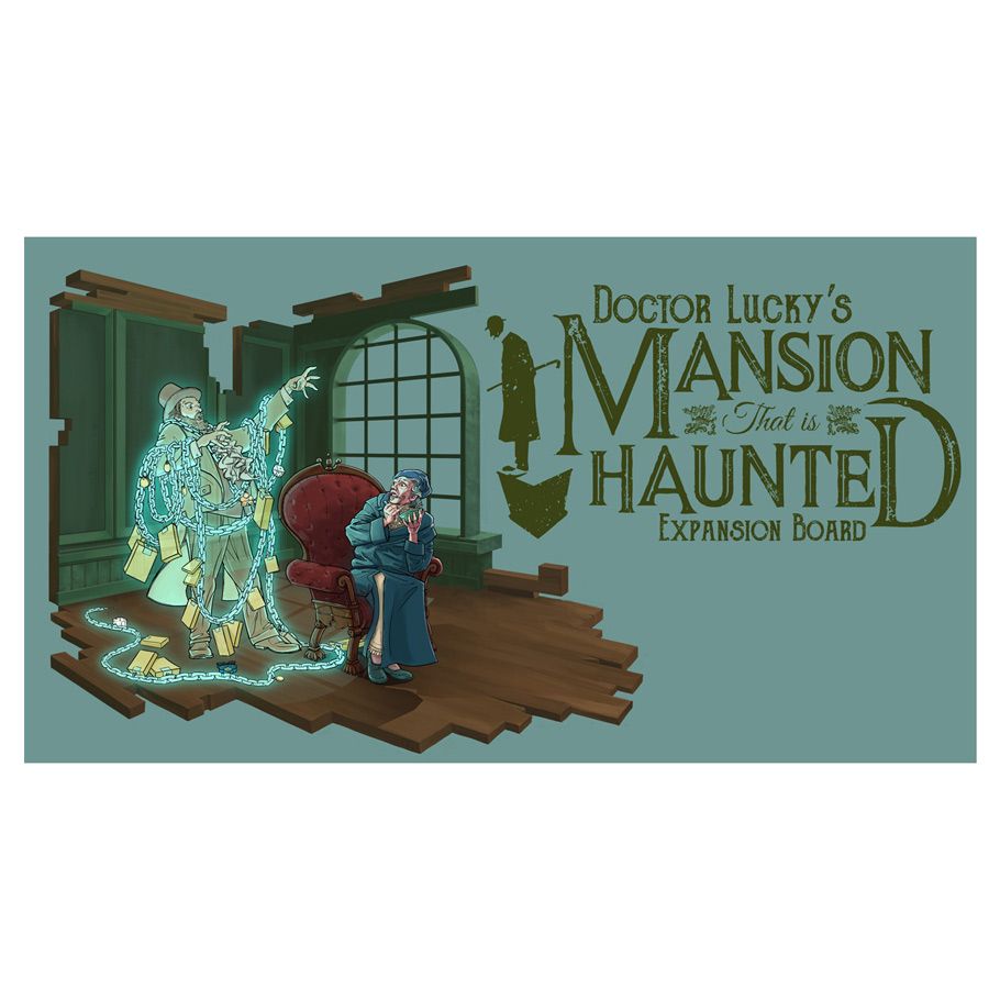 Doctor Lucky's Mansion That Is Haunted Expansion Board - Cats In Hat Inc.