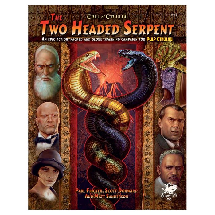 Call Of Cthulhu 7E: Pulp: The Two-Headed Serpent - Cats In Hat Inc.