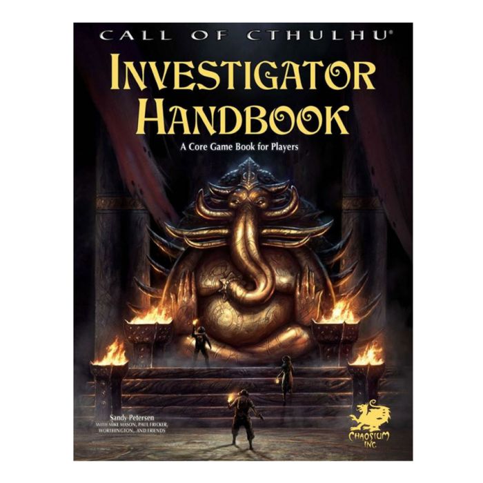 Call Of Cthulhu 7E: Investigator's Handbook - Cats In Hat Inc.