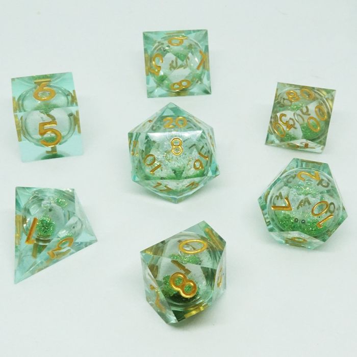 7-Set Cube Liquid Core Molten Dragonscale - Cats In Hat Inc.