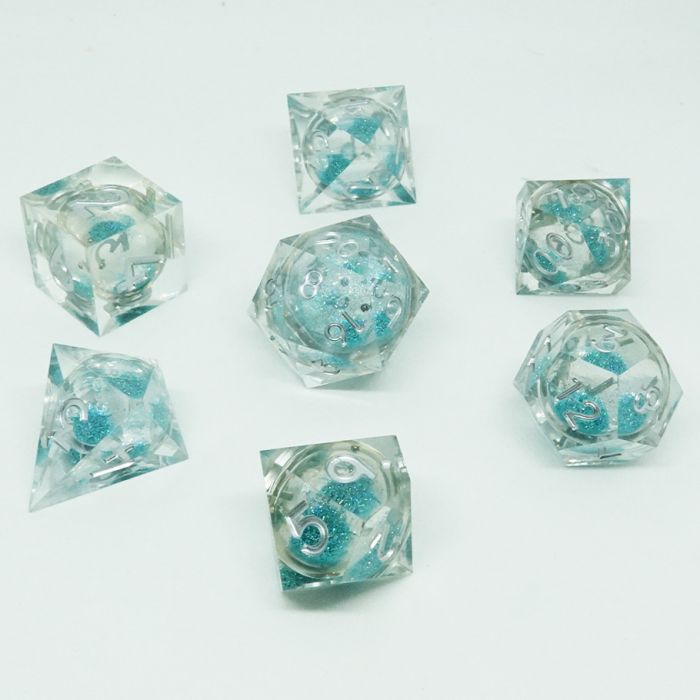 7-Set Cube Liquid Core Molten Rainshard - Cats In Hat Inc.