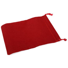 Dice Bag: Large Suede Cloth Red By Chessex Manufacturing