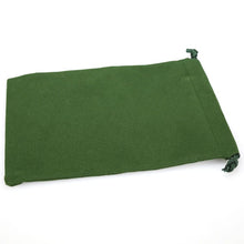 Dice Bag: Large Suede Cloth Green By Chessex Manufacturing