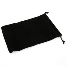 Dice Bag: Large Suede Cloth Black By Chessex Manufacturing