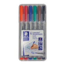Water Soluble Marker Medium Tip Multi-Color (6) - Cats In Hat Inc.