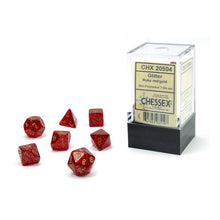 7-Set Cube Mini Glitter Ruby With Gold - Cats In Hat Inc.