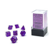 7-Set Cube Mini Borealis Luminary Royal Purple With Gold - Cats In Hat Inc.