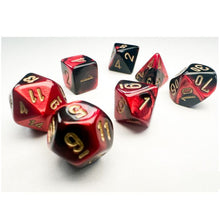 7-Set Mini Gemini Black Red With Gold - Cats In Hat Inc.
