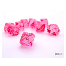 D10 Translucent Pink With White (10) - Cats In Hat Inc.