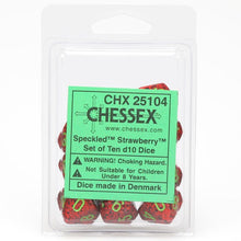 D10 Clamshell Speckled Strawberry (10) - Cats In Hat Inc.