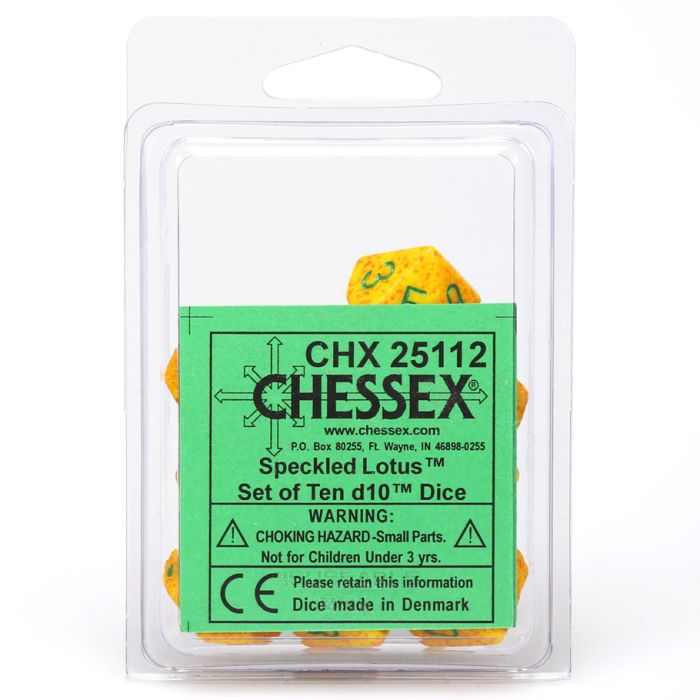 D10 Clamshell Speckled Lotus (10) - Cats In Hat Inc.