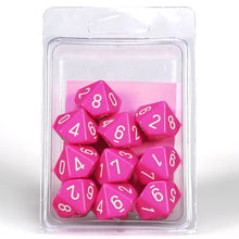 D10 Clamshell Opaque Pink With White (10) - Cats In Hat Inc.