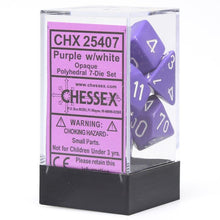 7-Set Cube Opaque Purple With White - Cats In Hat Inc.