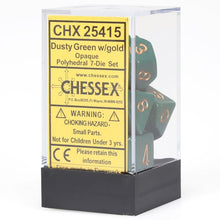 7-Set Cube Opaque Dusty Green With Copper - Cats In Hat Inc.
