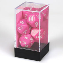 7-Set Cube Opaque Pink With White - Cats In Hat Inc.