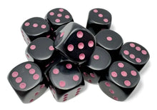 d6Cube 16mm Opaque Black with Pink (12)