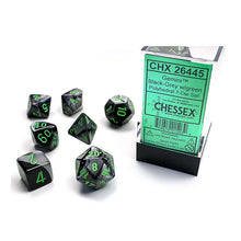 7-Set Cube Gemini Black And Grey With Green - Cats In Hat Inc.