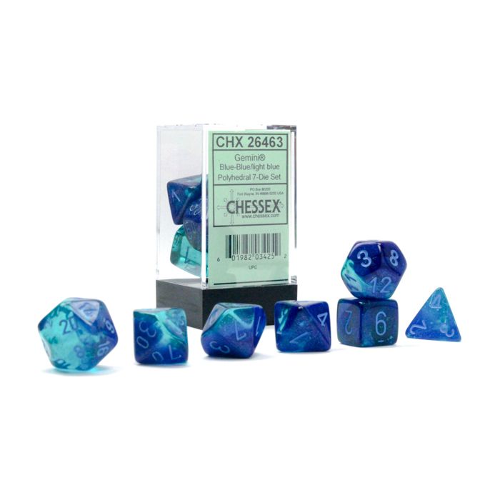 7-Set Cube Gemini Luminary Blue-Blue With Light Blue