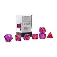 7-Set Cube Gemini Translucent Red-Violet With Gold - Cats In Hat Inc.
