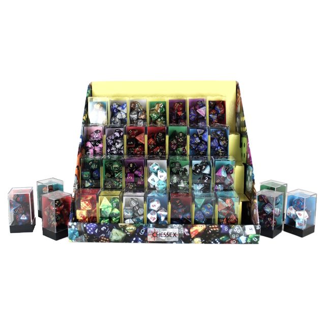 7-Set Cube Gemini Box of 50 By Chessex Manufacturing