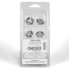 7-Set Clamshell Metal Silver With Black - Cats In Hat Inc.