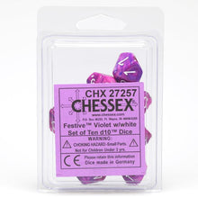 D10 Clamshell Festive Violet With White (10) - Cats In Hat Inc.