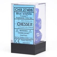 7-Set Cube Frosted Blue With White - Cats In Hat Inc.