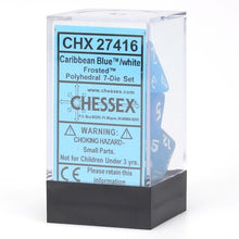 7-Set Cube Frosted Caribbean Blue With White - Cats In Hat Inc.