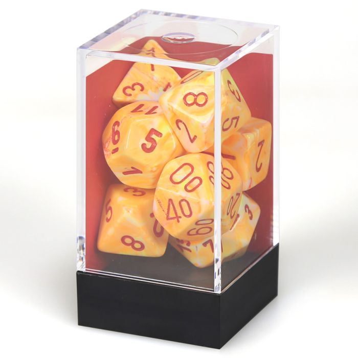 7-Set Cube Festive Sunburst With Red