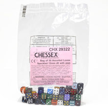 D6 Bag 12mm Speckled (50) - Cats In Hat Inc.
