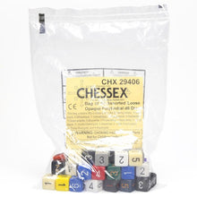 D6 Bag 16mm Opaque With Numbers (50) - Cats In Hat Inc.