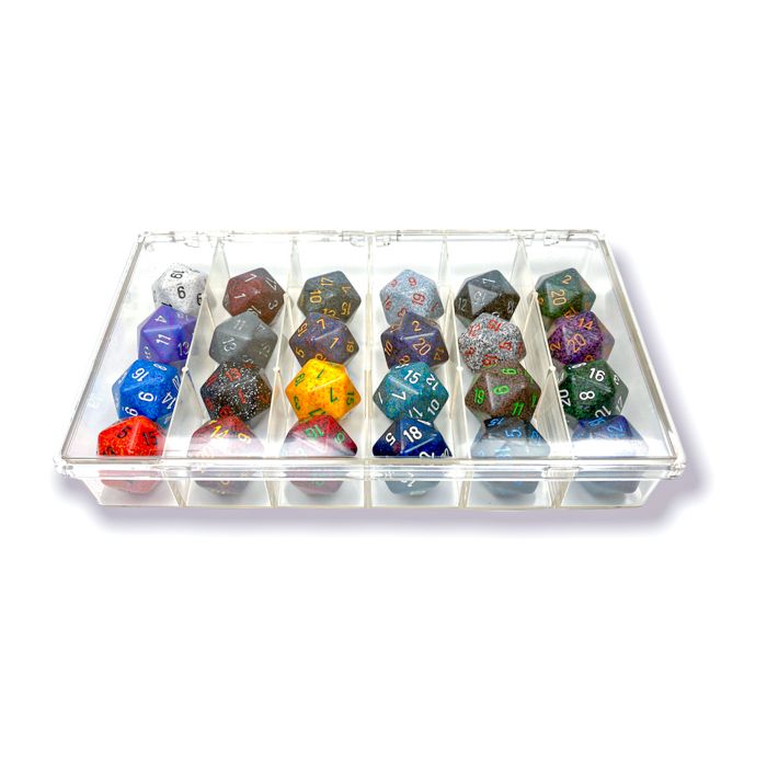 D20 34mm Speckled Sampler (25) - Cats In Hat Inc.