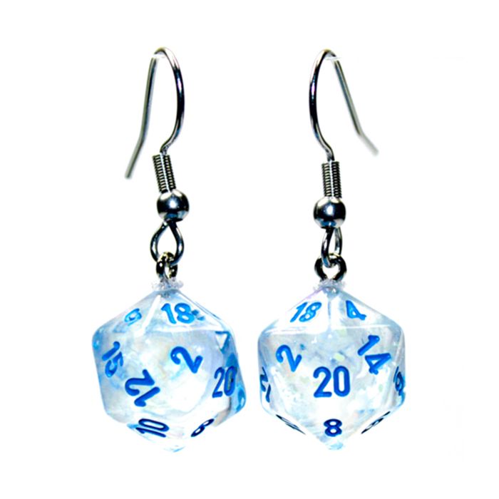 Hook Earrings Borealis Icicle Mini D20 Pair