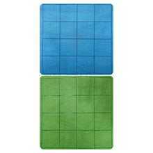 Megamat: Reversible Squares Blue/Green (34½” X 48” Playing Surface) - Cats In Hat Inc.