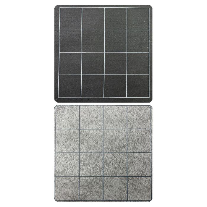 Megamat: Reversible Squares Black/Grey (34½” X 48” Playing Surface) - Cats In Hat Inc.