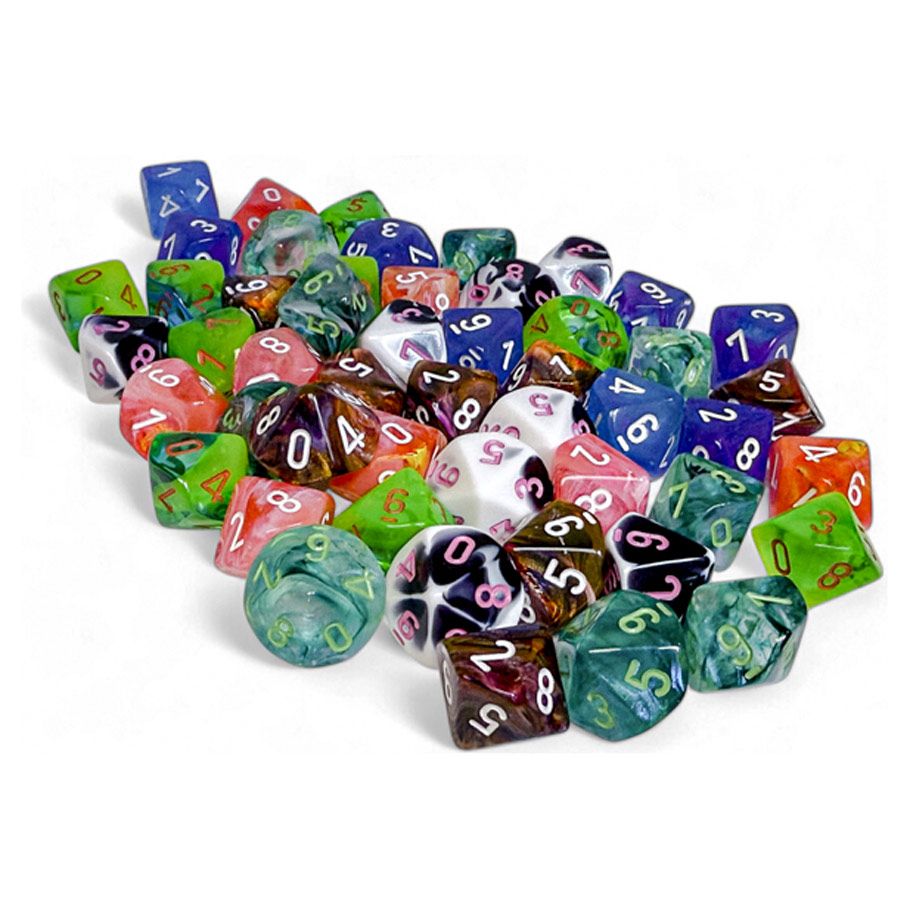 Dice Menagerie #11 Bag d10s (50)