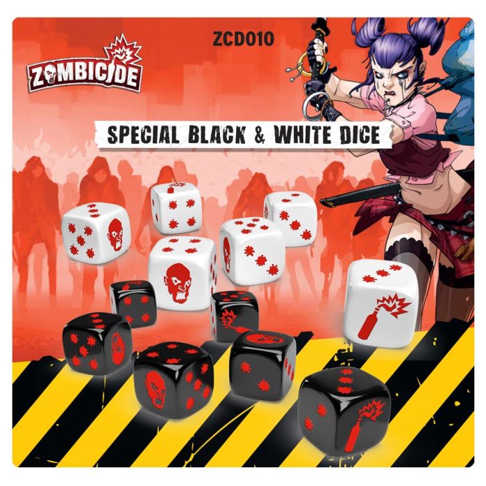 Zombicide 2nd Edition: Special Black And White Dice