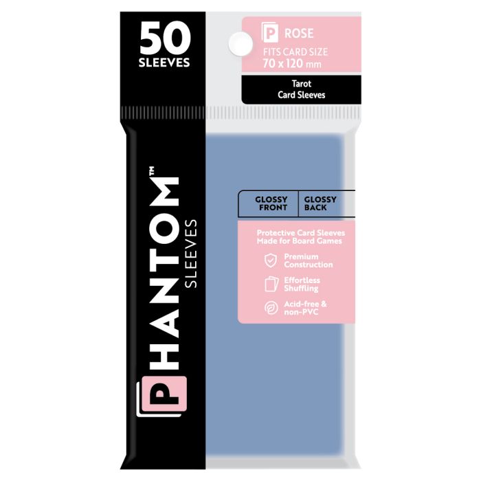 Deck Protector: Phantom Sleeves: Gloss/Gloss Rose Size (70mmX120mm) (50)