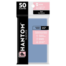 Deck Protector: Phantom Sleeves: Gloss/Matte Rose Size (70mmX120mm) (50) - Cats In Hat Inc.