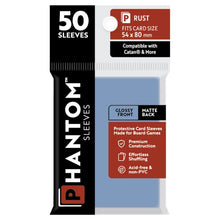 Deck Protector: Phantom Sleeves: Gloss/Matte Rust Size (54mmX80mm) (50) - Cats In Hat Inc.