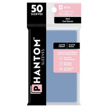 Deck Protector: Phantom Sleeves: Matte/Matte Rose Size (10mmX120mm) (50) - Cats In Hat Inc.