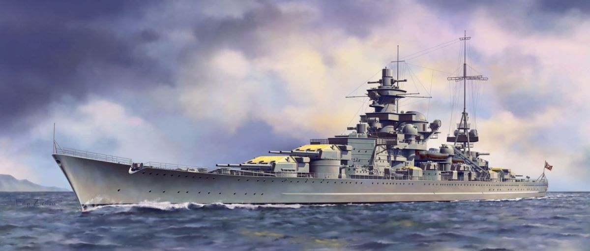 1/350 German Scharnhorst Battleship 1941